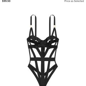 New VS Banded Logo Shine Strap Teddy (NWT)